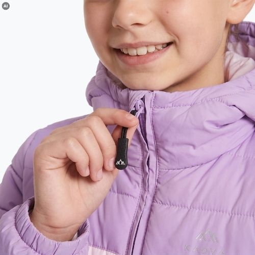 Children's insulated jacket KADVA Snoway JRG purple