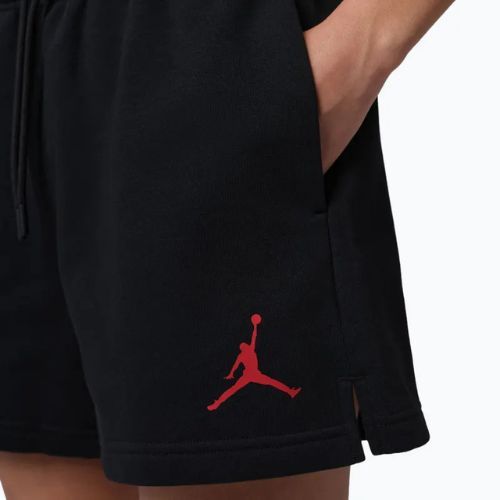 Spodenki damskie Nike Jordan Fleece black/gym red