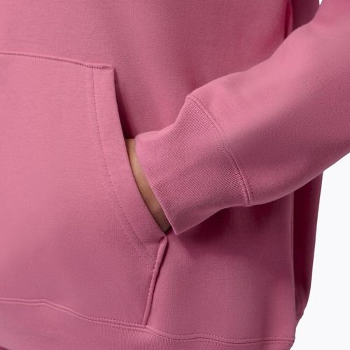 Bluza damska Nike Jordan Fleece Hoodie desert berry/white