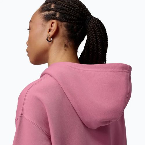 Bluza damska Nike Jordan Fleece Hoodie desert berry/white