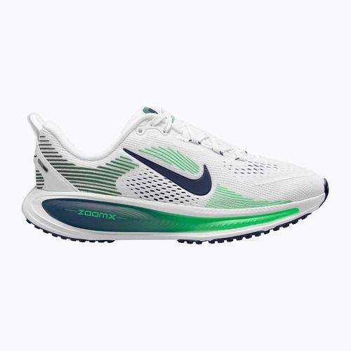 Nike Vomero 18 running shoes white/green spark/midnight navy