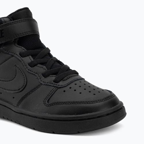 Children's shoes Nike Court Borough Mid 2 black/black/black