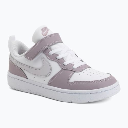 Children's shoes Nike Court Borough Low Recraft white/plum fog/white/venice