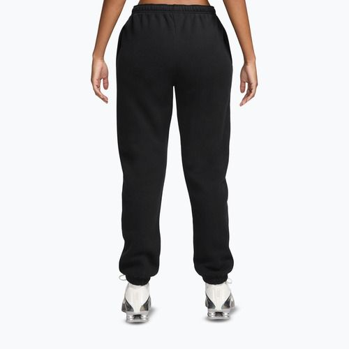 Women's trousers Nike Studio Fleece total black/sail