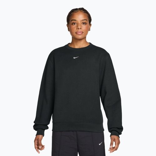 Women's sweatshirt Nike Studio Fleece total black/sail