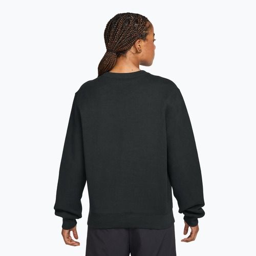 Women's sweatshirt Nike Studio Fleece total black/sail