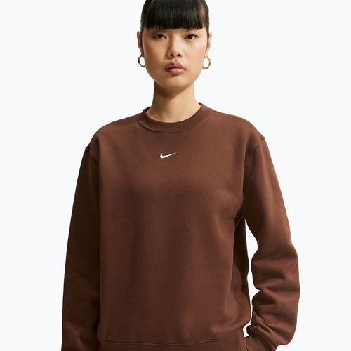 Women's sweatshirt Nike Studio Fleece cacao wow/sail