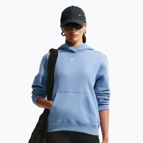 Women's sweatshirt Nike Studio Fleece work blue/sail