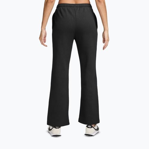 Women's trousers Nike Studio Fleece total black/sail