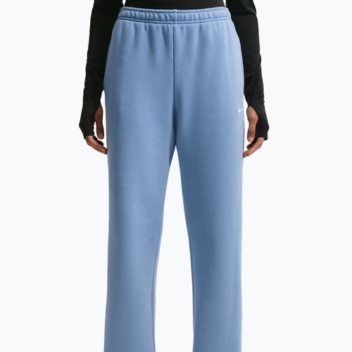 Women's trousers Nike Studio Fleece work blue/sail