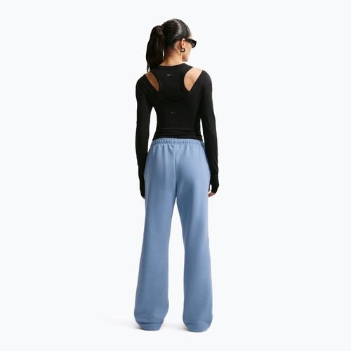 Women's trousers Nike Studio Fleece work blue/sail