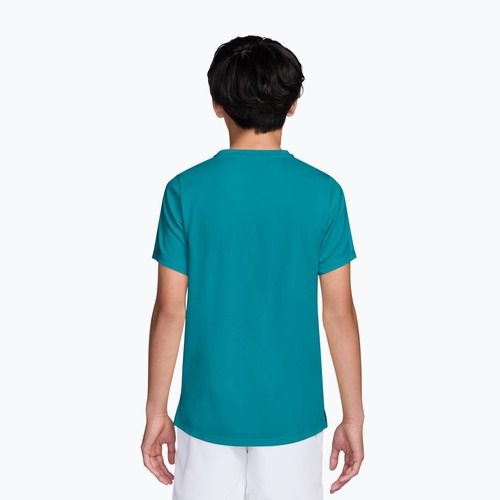 Children's T-shirt Nike Miler bright spruce/energy/heather
