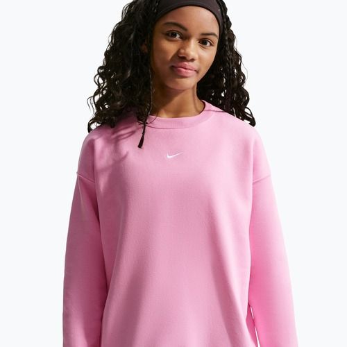 Children's sweatshirt Nike Sportswear Studio pink rise/white