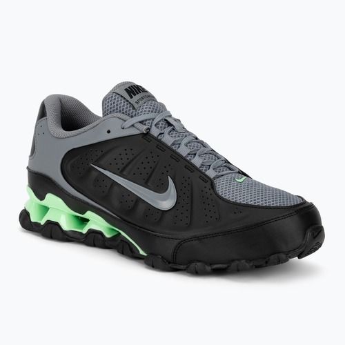 Men's Nike Reax 8 SL shoes black/illusion green/cool grey