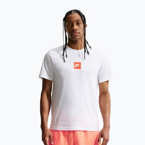 Men's T-shirt Nike Sportswear white/black