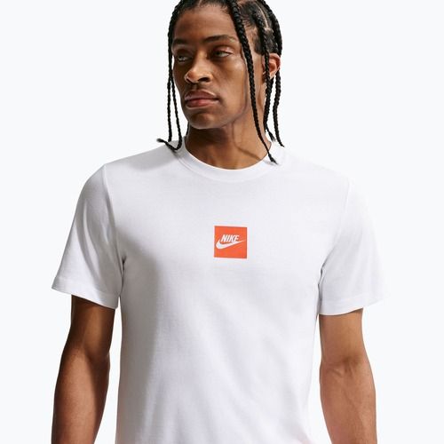 Men's T-shirt Nike Sportswear white/black