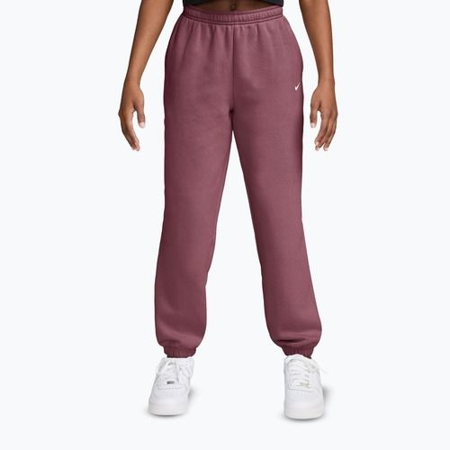 Children's trousers Nike Sportswear Studio Fleece pink smoke/white