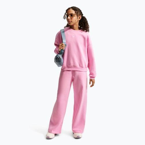 Children's sweatshirt Nike Sportswear Studio pink rise/white