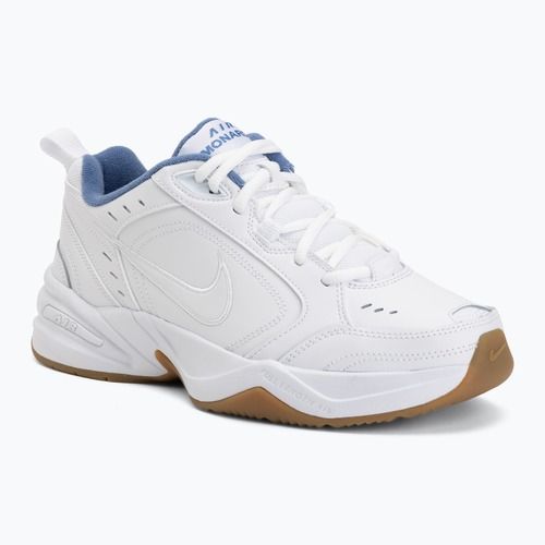 Men's training shoes Nike Air Monarch IV white/indigo storm/gum light brown/white