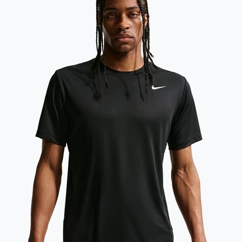 Men's training shirt Nike Dri-FIT Training T-Shirt black/matte silver