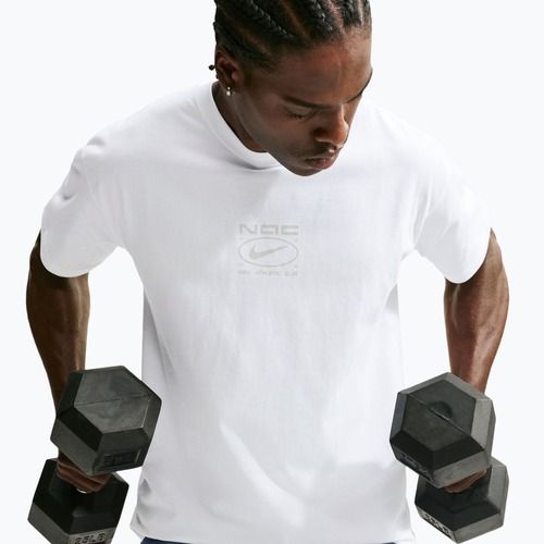 Men's training shirt Nike N.A.C. white/ight smoke grey