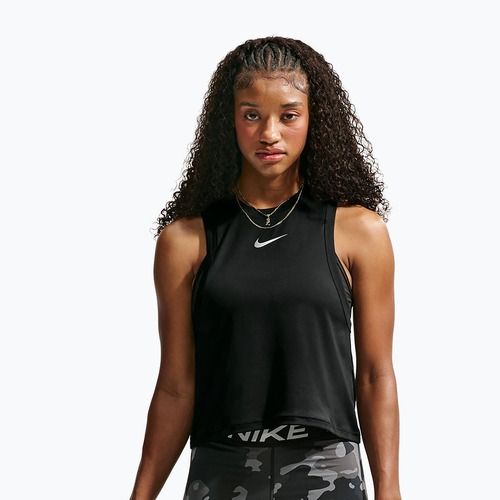 Women's training shirt Nike Pro black/white
