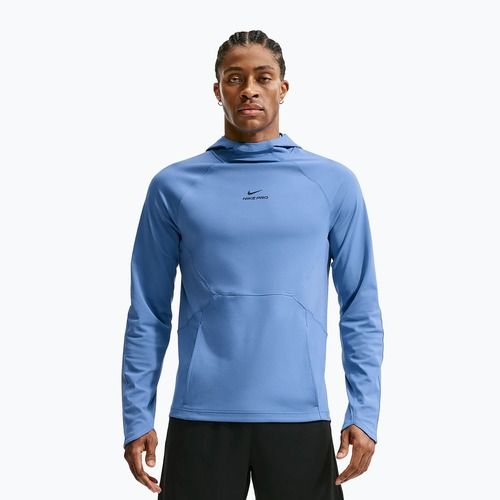 Men's training sweatshirt Nike Pro Indigo Storm/Black