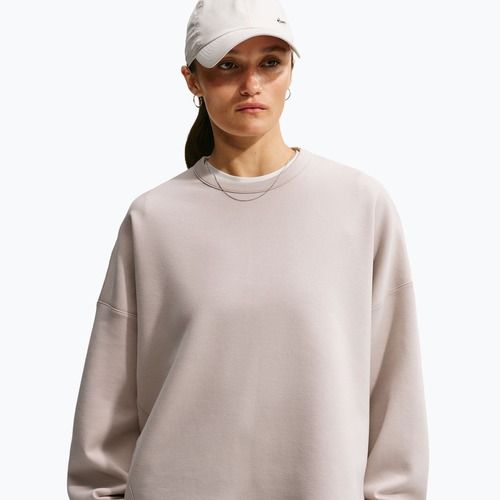 Women's training sweatshirt Nike 24.7 ImpossiblySoft Cream Ii/Cream Ii/College Grey