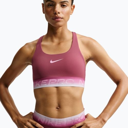 Training bra Nike Pro pink smoke/pink smoke/pink rise