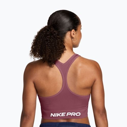 Training top Nike Pro Seamless pink smoke/white