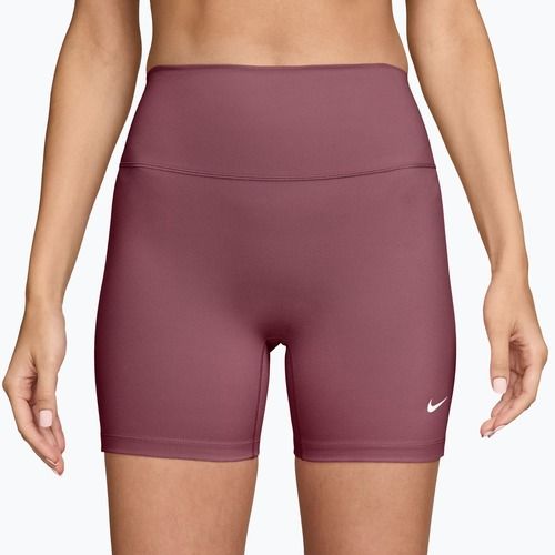 Women's training shorts Nike One pink smoke/white