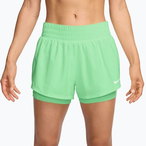 Women's training shorts Nike One cucumber calm/white