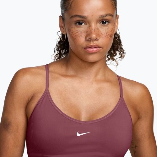 Training bra Nike Pro Seamless pink smoke/white