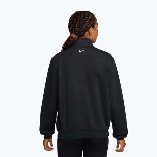 Women's training sweatshirt Nike Studio Fleece Sport black/university red/white