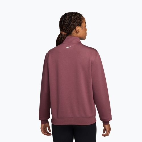 Women's training sweatshirt Nike Studio Fleece Sport pink smoke/mystic dates/white