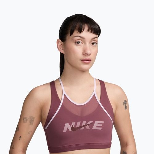 Training bra Nike One pink smoke/bleached lilac/mystic dates