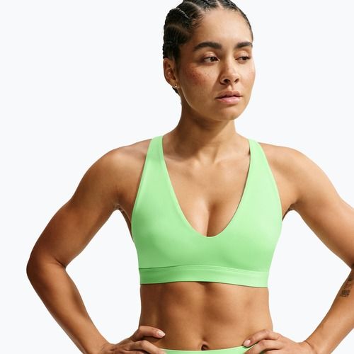 Training bra Nike Indy Strappy illusion green/black