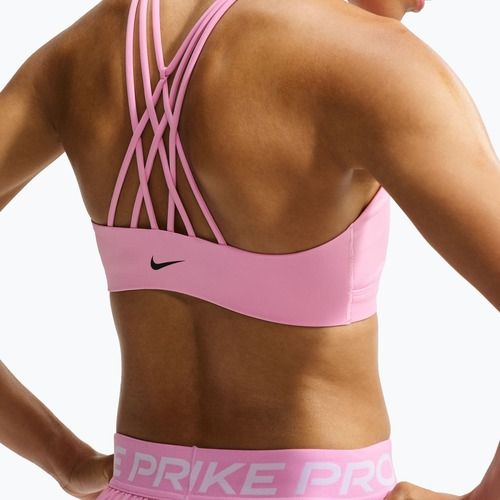 Training bra Nike Indy Strappy pink rise/black