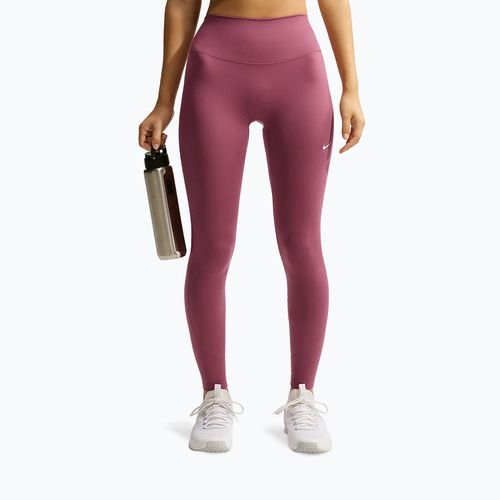 Women's leggings Nike One pink smoke/pink smoke/pink rise/white