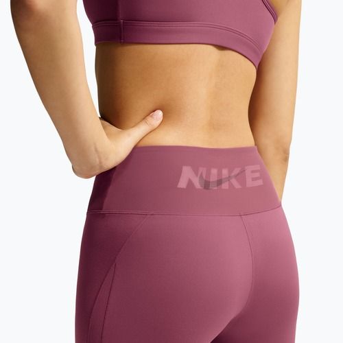 Women's leggings Nike One pink smoke/pink smoke/pink rise/white