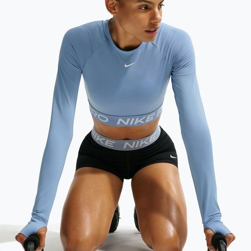 Women's longsleeve Nike Pro work blue/white