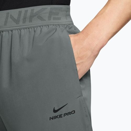 Men's trousers Nike Pro Training smoke grey/black