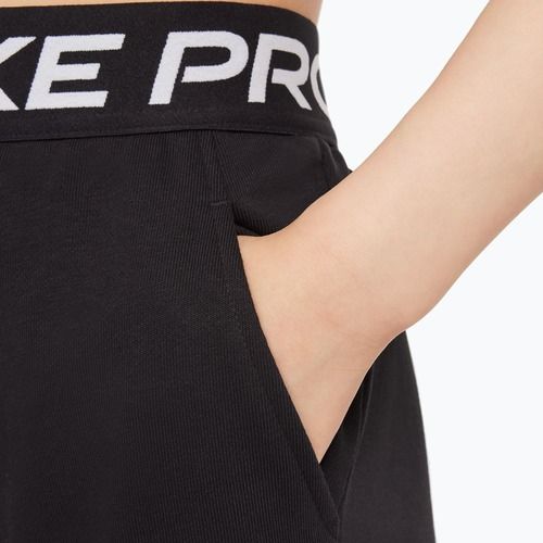 Children's trousers Nike Pro Fleece black/black/black/white
