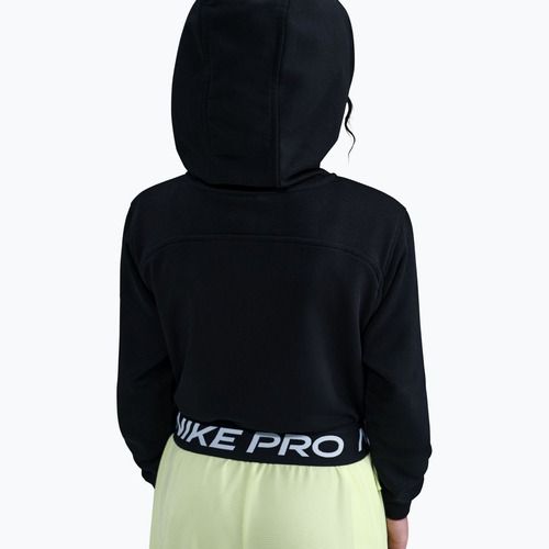Children's sweatshirt Nike Pro Fleece black/black/black/white