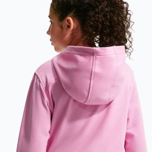 Children's sweatshirt Nike Pro Fleece pink rise/pink rise/black/white