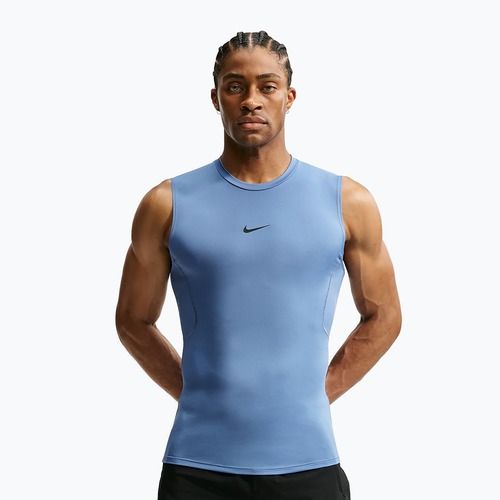 Men's training shirt Nike Pro indigo storm/black