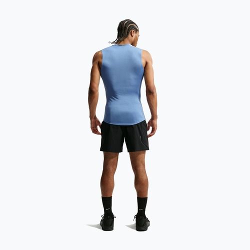 Men's training shirt Nike Pro indigo storm/black