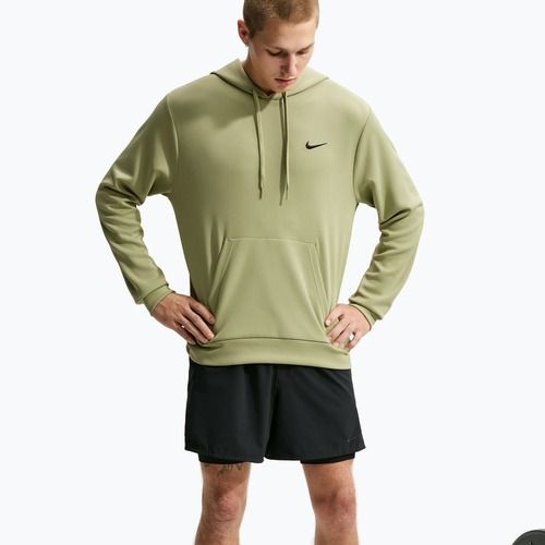 Men's training sweatshirt Nike Flex dusty olive/dusty olive/black