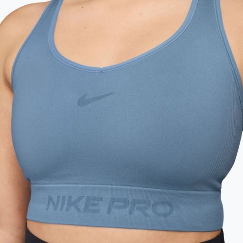 Women's training shirt Nike Pro Seamless work blue