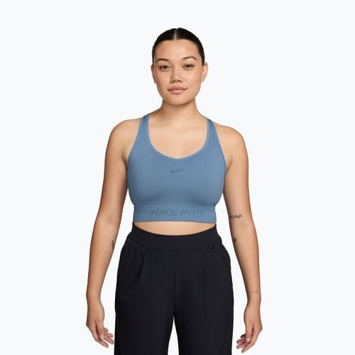 Women's training shirt Nike Pro Seamless work blue
